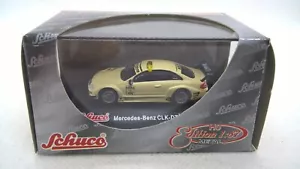 Schuco 1:87 21867 Mercedes MB CLK DTM Taxi beige in PC-CONFEZIONE ORIGINALE (XB) - Foto 1 di 3