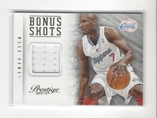 2013-14 Prestige Bonus Shots Materials #46 Lamar Odom JERSEY Clippers