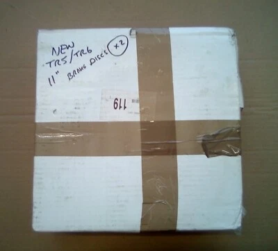 Par de discos de freno de 11 pulgadas Triumph Tr5 Tr6  Foto 1 de 4