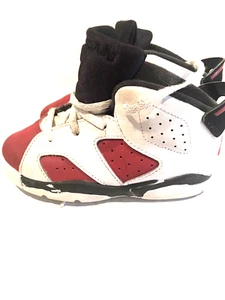 Nike Boys Air Jordan 384667-106 Red Basketball Shoes Sneakers Size 9C - Picture 1 of 6