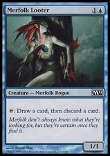 MTG 2x Merfolk Looter-Triton saccheggiatore-m12