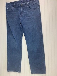 Chaps Size 38x32 Mens Jeans Slim Straight Stretch Dark Wash (Actual Inseam 30.5) - Picture 1 of 4