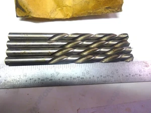 4- NEW USA MADE WHITMAN&BARNES LETTER J (.277) LEFT HAND DRILL BITS - Picture 1 of 2