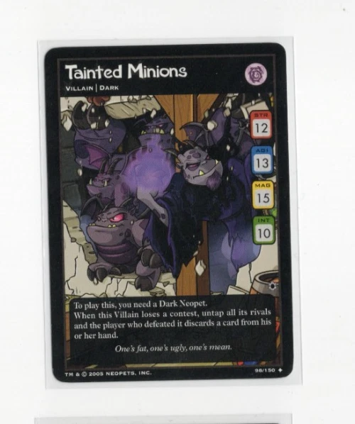 Neopets TCG Darkest Faerie - Tainted Minions 98/150 - Wizards 2005 - Image 1 of 1