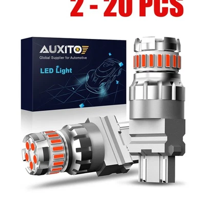 2-20 PIEZAS 3157 3456 3156 3056 Bombilla LED Ajuste Trasero Luz Freno Lámpara Rojo Plug&Play Foto 1 de 4