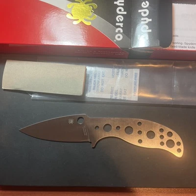 Cuchillo Spyderco Mule Team Blade CPM REX T15 MT34P en blanco SIN ABRIR Foto 1 de 4