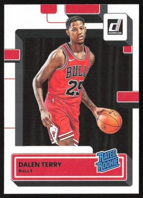 2022-23 Donruss Dalen Terry #218 Rookie Chicago Bulls - Image 1 of 2