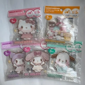 Sanrio Figuren Ausgefallene Reißverschlusstasche Hello Kitty Pochacco Meine Melodie 3 Stck. 5 Arten Set - Bild 1 von 7
