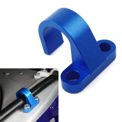 Blue Rear Brake Hose Clamp Guide For Yamaha YZ125 YZ250 YZ250F YZ450F YZ85 03-22 - Image 1 of 4