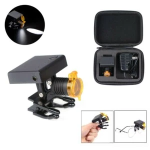 Dental 3W LED Binocular Loupe Wireless Headlight+Filter Clip-on Loupe DY-010 CE - Picture 1 of 24