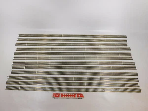 10x H0/DC Flexgleis (100,5 cm), abgebrochene Schienenhalterungen #CN88-6 - Picture 1 of 5