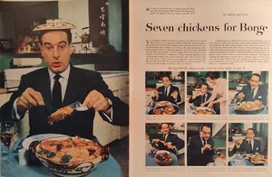 1955 McCalls Artikel Sieben Hühner für Victor Borge! - Bild 1 von 2