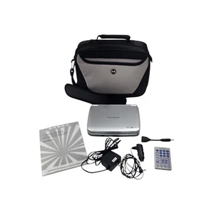 DYNEX Siver 7" Portable DVD Player DX-PDVD7A w/ AC/DC & Auto Adaptor Case Remote - Picture 1 of 19