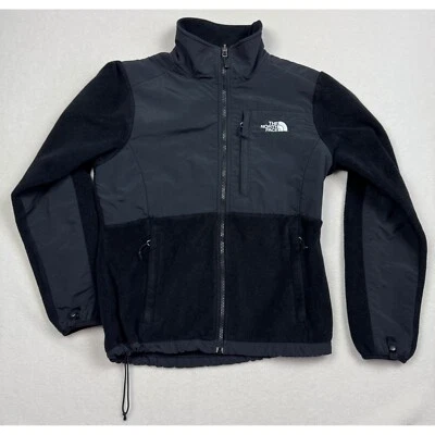 Chaqueta polar para mujer The North Face Denali 2 negra talla mediana cremallera completa nailon Foto 1 de 4