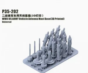 1:35 WWII Us Military Vehicle Antenna Base Modification Parts Resin Model - Picture 1 of 5