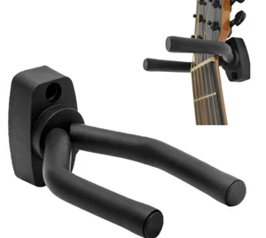Guitar Hanger Wall Mount Holder Hook Rack Bracket Padded Instrument Display - Bild 1 von 11
