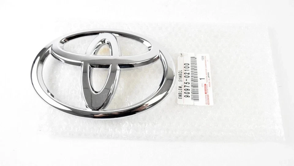 9097502100 Genuine Toyota RAV4 Avalon Highlander Front Grille Emblem OEM NEW - Image 1 of 1