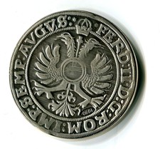 NP after Embossing Taler of 1625 County Waldeck SILVER with Certificate m_570