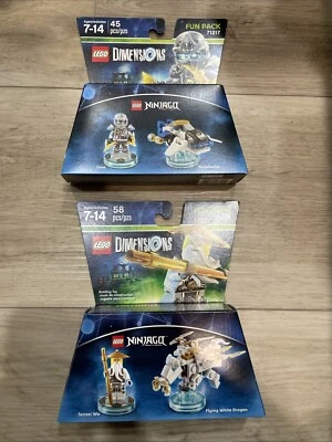 LEGO Dimensions Ninjago Zane-Sensei Wu Lot of 2 Brand NEW - Image 1 of 3