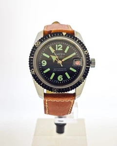 DIVER SPERINA - DATE - WATERPROOF - ANTIMAGNETIC - LANCETTE LUMINESCENTI - Picture 1 of 4