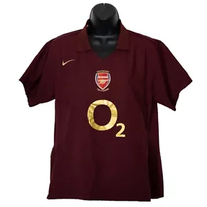 Arsenal Highbury 2005/2006 Nike 90 Womens Soccer Jersey Red Size XL - Picture 1 of 3