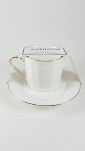 Juego de tazas y platillos espresso Madison & Company...Nuevo - Imagen 1 de 3