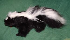 Folkmanis Black White Skunk 16" Full Body Hand Puppet Nice