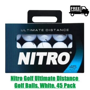 Nitro Golf Ultimate Distance Golf Balls, White, 45 Pack - Picture 1 of 5