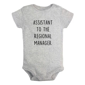 Assistant to the Assistant Regional Manager Funny Rompers Newborn Baby Bodysuits - Foto 1 di 13