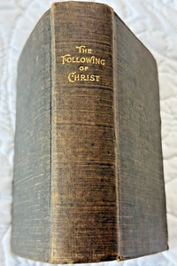 Vintage 1895  The Following of Christ in 4 Books - Thomas A Kempis- Pocket Size - Picture 1 of 11