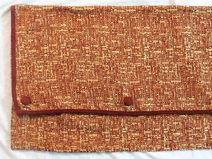 Pair JC Penney Burgundy/Red Barcelona Pocket Button Design Valances 107x14.5 - Picture 1 of 3