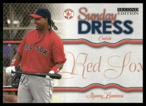 Manny Ramirez Boston Red Sox #SD-10 2004 Leaf Baseball Card - Picture 1 of 2