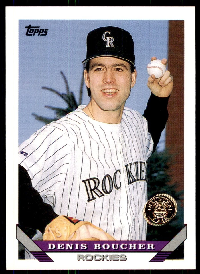 1993 Topps Inaugural Colorado Rockies Denis Boucher #541 - Image 1 of 2