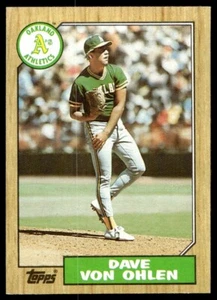 1987 Topps Dave Von Ohlen Oakland Athletics #287 - Picture 1 of 2