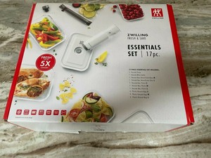 Zwilling Fresh & Save Essentials 17 Pc Set Vacuum Pack Machine System