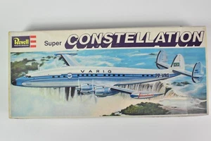 BRAZIL MADE '77 BAG SEALED REVELL MODEL KIT H158 1:128 SUPER CONSTELLATION VARIG - Picture 1 of 3