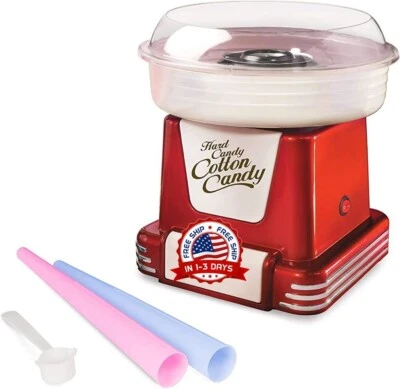 Maquina Para Hacer Algodon De Azucar Dulce Casa Encimera Fiesta Pequeña Cotton - image 1 of 4