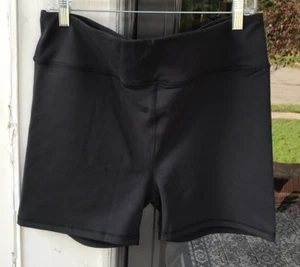 Womens sz 2XL American Apparel Black Bike Shorts NWOT A12 - Picture 1 of 6