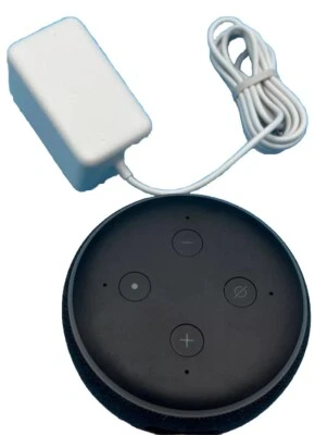 Echo Dot 3rd Generation Smart Speaker With Alexa Power Adapter Voice Controled - Image 1 of 4