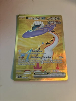 Raging Bolt ex 218/162 SV05: Temporal Forces Holo - Image 1 of 4