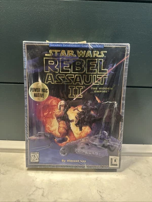 (SEALED) Star Wars Rebel Assault 2 II The Hidden Empire (1995) Big Box - MAC OS - Image 1 of 4
