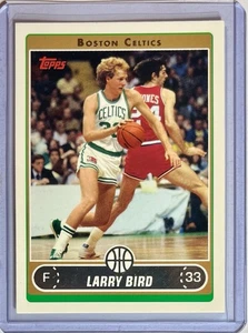 2006-07 Topps Larry Bird #33 Driving on Bobby Jones VARIATION | RARE CELTICS - Picture 1 of 2