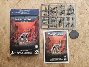 Warhammer 40k Space Marine Capitano Messinius Consoli Bianchi NOS Limited - Foto 1 di 2