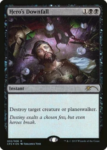 *FOIL* HERO'S DOWNFALL NM Clash Pack mtg Black - Instant Rare *FOIL* - Picture 1 of 1
