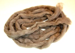 Soft Gray Needle Felting Spinning Wool Fiber Roving 2.7 oz. - NEW (#46) - Picture 1 of 6