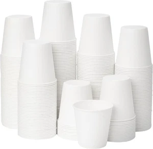 Tazas de papel RACETOP 3 oz 600 unidades, tazas de baño desechables, 3 oz, blancas - Imagen 1 de 5