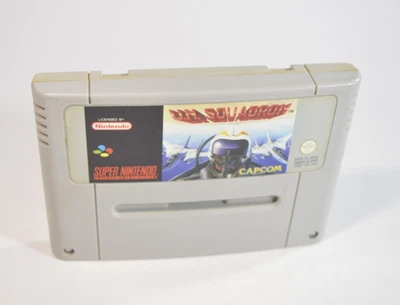 U.N Squadron Super Nintendo Snes Spiel PAL Original (Europe Video Game) Area 88 - Bild 1 von 4