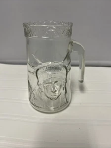 Vintage 1985 Anchor Hocking Freiheitsstatue Bierkrug Glas klar 20oz - Bild 1 von 8