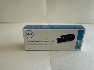 Dell C5GC3 Cyan Toner Genuine - Opened Box Factory Sealed Intact - Never Used - Picture 1 of 5