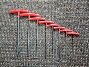 Facom 8 piece T Shape Metric Hex Key Set - 84TC.J8PB - Picture 1 of 4